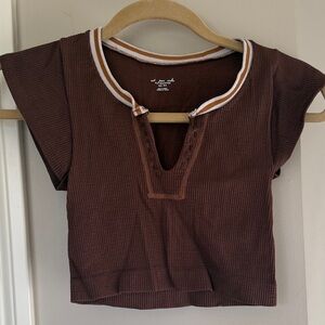 Brown urban Outfitters Top